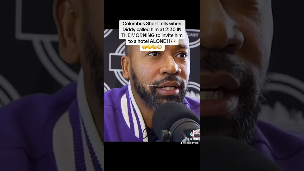 Columbus Short recounts a Diddy call at 2:30am inviting him to a hotel ALONE❗️#diddy #columbusshort