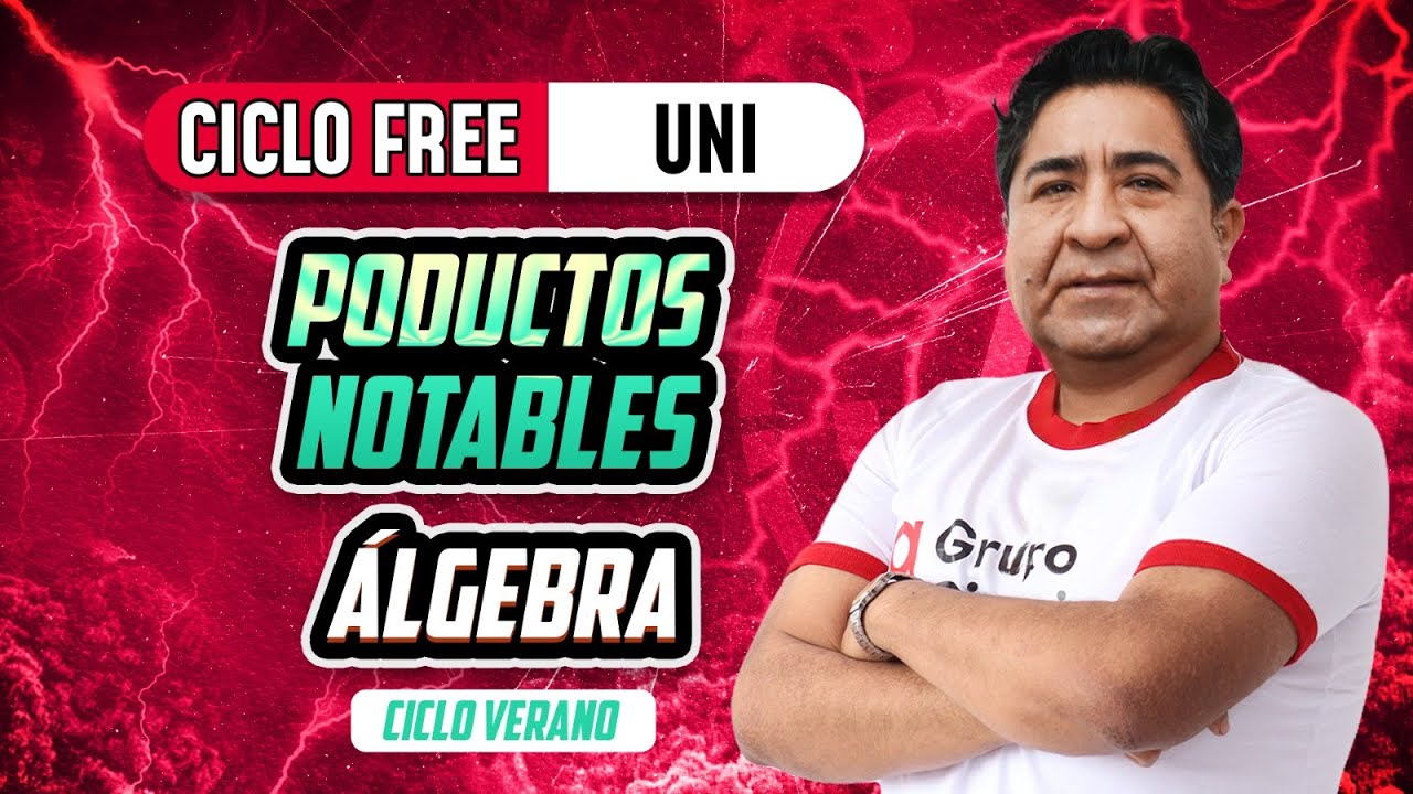 Productos notables 📢 ÁLGEBRA [CICLO FREE]