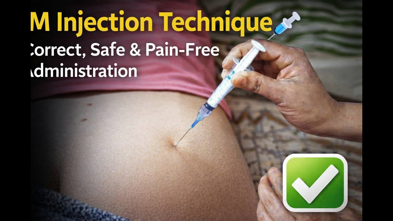 “IM Injection Technique 💉 | Correct, Safe & Pain-Free Administration”