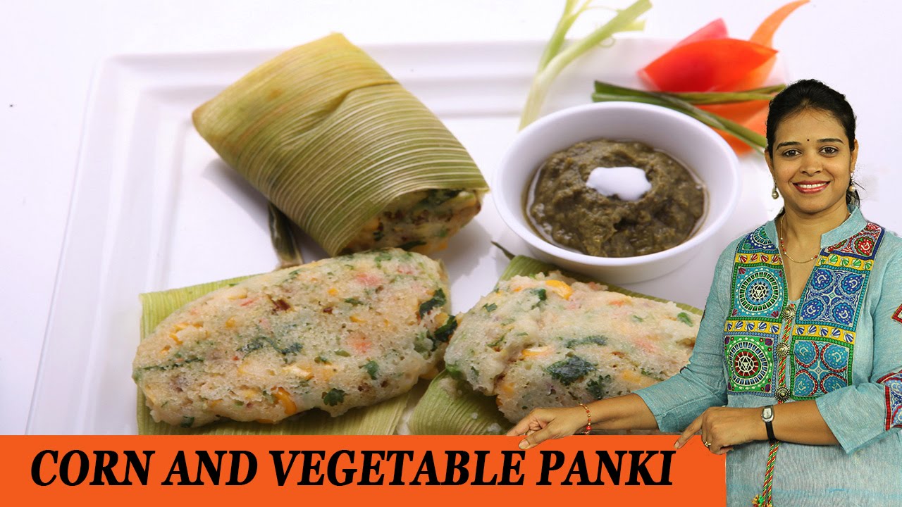 CORN AND VEGETABLE PANKI - Mrs Vahchef