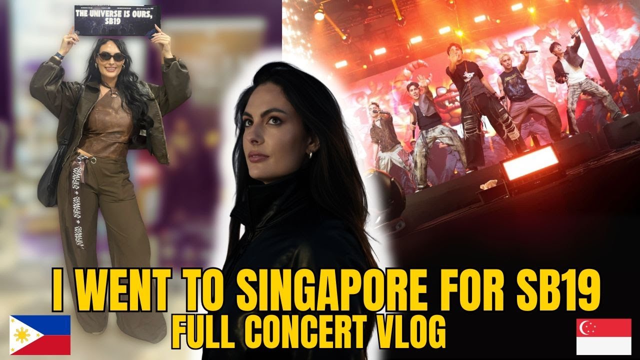 I travelled to Singapore to see this Filipino Boy Group in concert 🇸🇬🇵🇭| SB19 SAW SINGAPORE VLOG