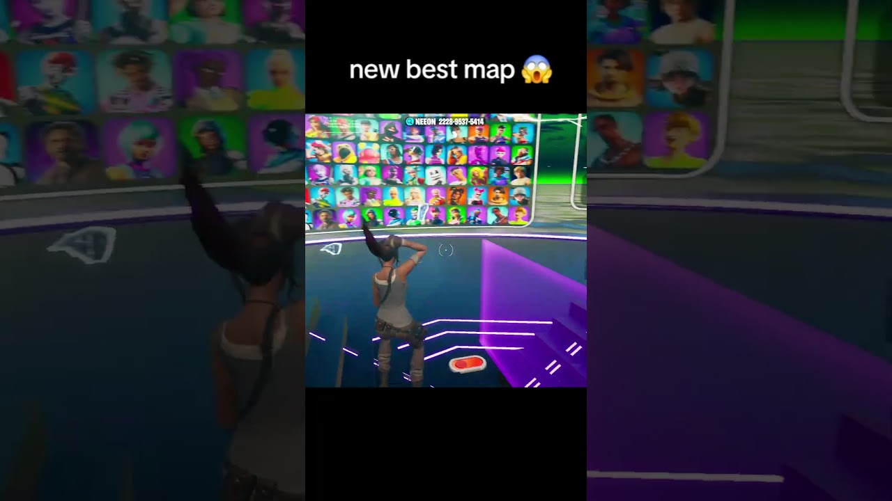 best 1v1 map 🤯! #foryou #fortnite #1v1