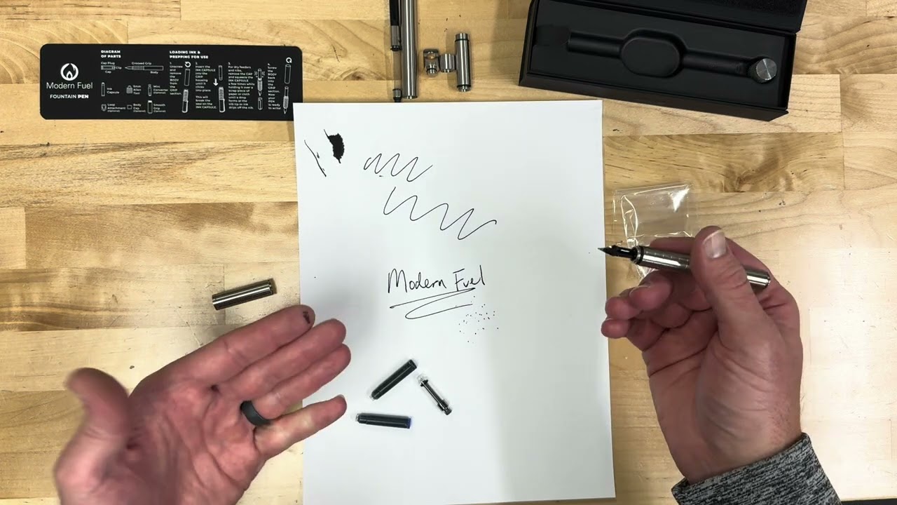 Getting started with your new Modern Fuel Fountain Pen