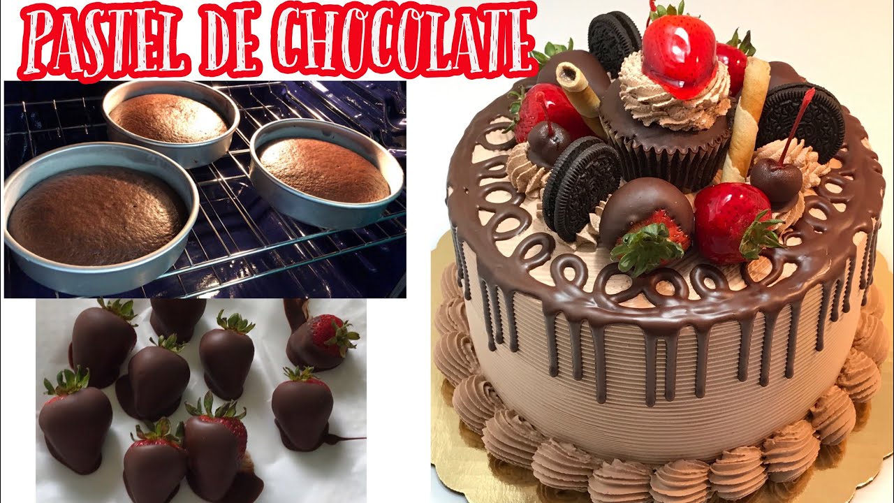 ✅PASTEL DE CHOCOLATE GOURMET |DRIP CAKE| DECORACION #pasteldechocolate #dripcake #fresasconchocolate