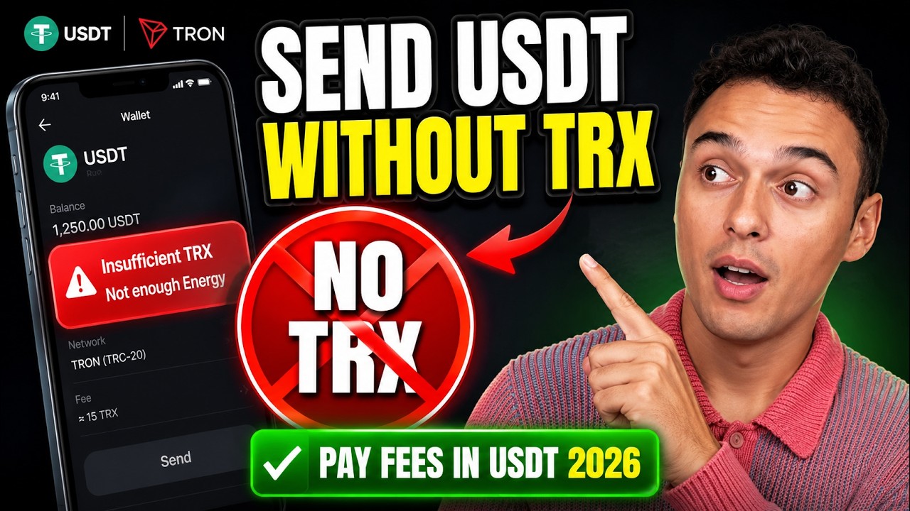 How to Send USDT Without TRX (2026 Gas-Free Method &mdash; No TRX Needed!)