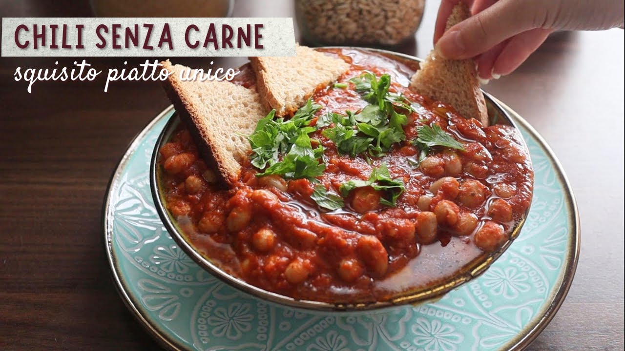 CHILI SENZA CARNE | Ancora piu BUONO CON i FAGIOLI | SFIZIOSO PIATTO UNICO