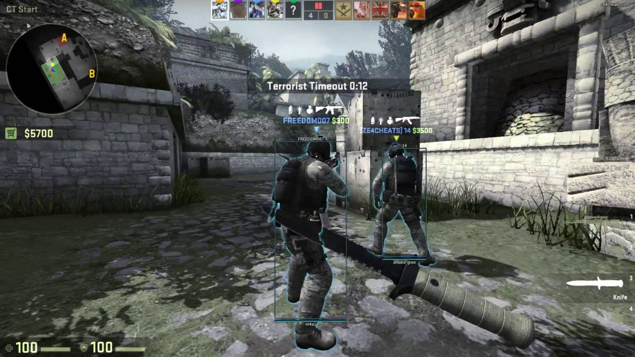 CSGO Hack vs Hack (HvH) Matchmaking Livestream - ze4cheats.com #20