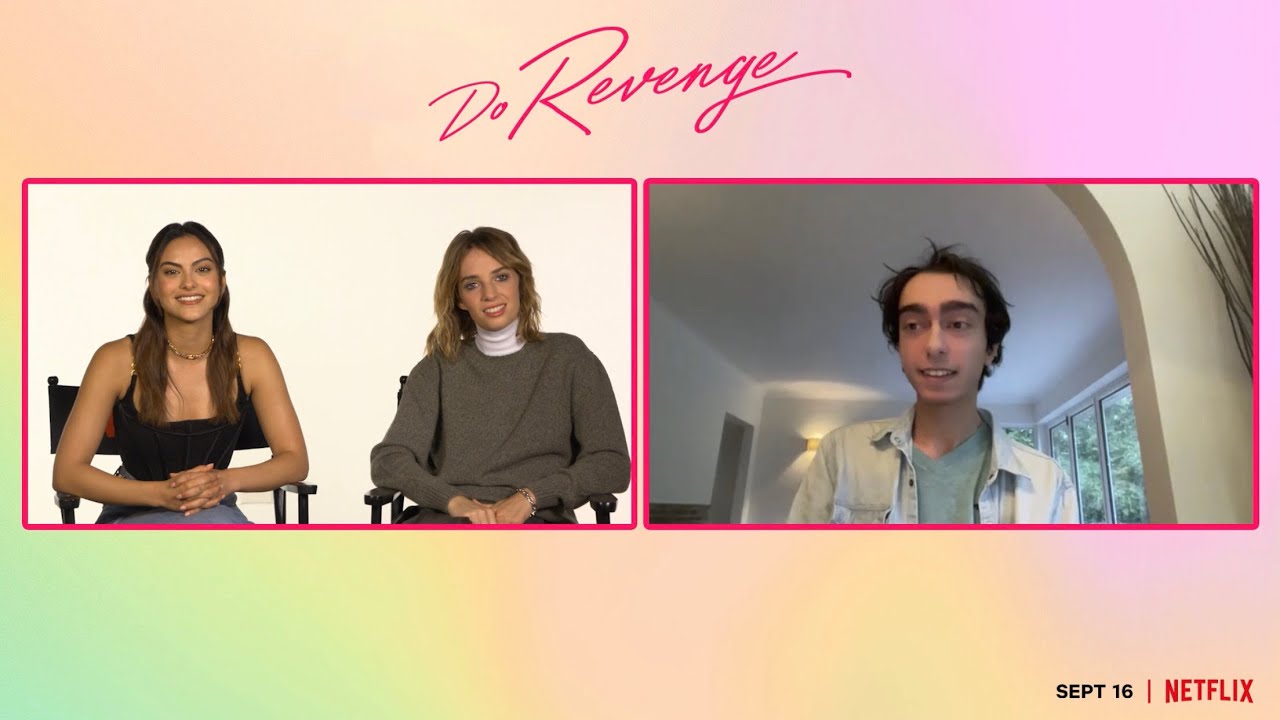 Camila Mendes and Maya Hawke Talk Challenging and Improvised Scenes! Do Revenge Interview 4K