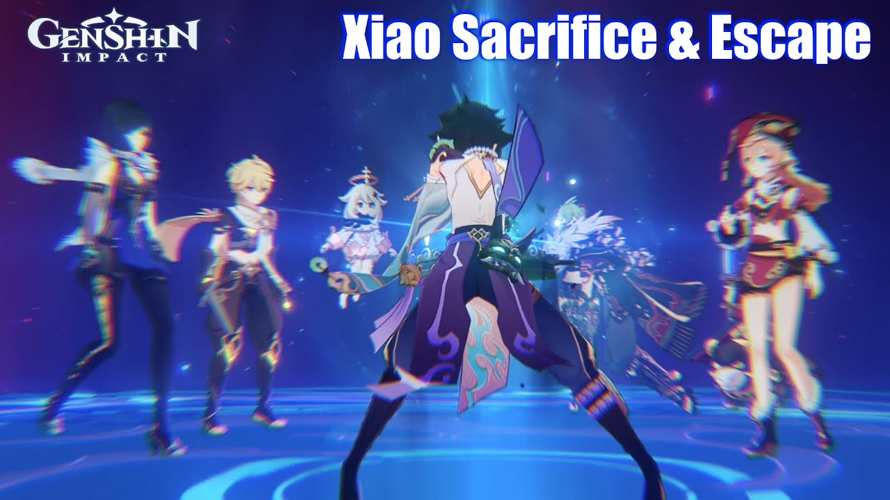 Genshin impact - Xiao Sacrifice & Chasm Escape