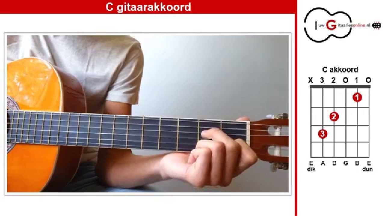 C akkoord gitaar