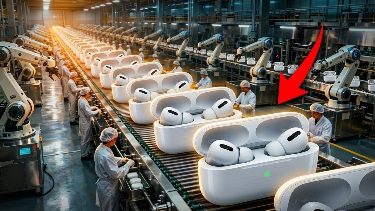 AI Technology Exposed: Inside Apple's Hidden Factory &ndash; AirPods Full Production