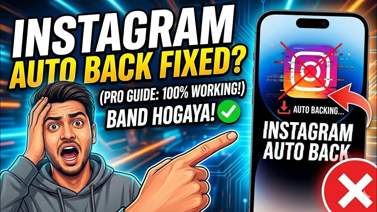 Instagram Auto Back Problem Today || Fix Instagram Keeps Stopping Problem Today || Insta Auto Back