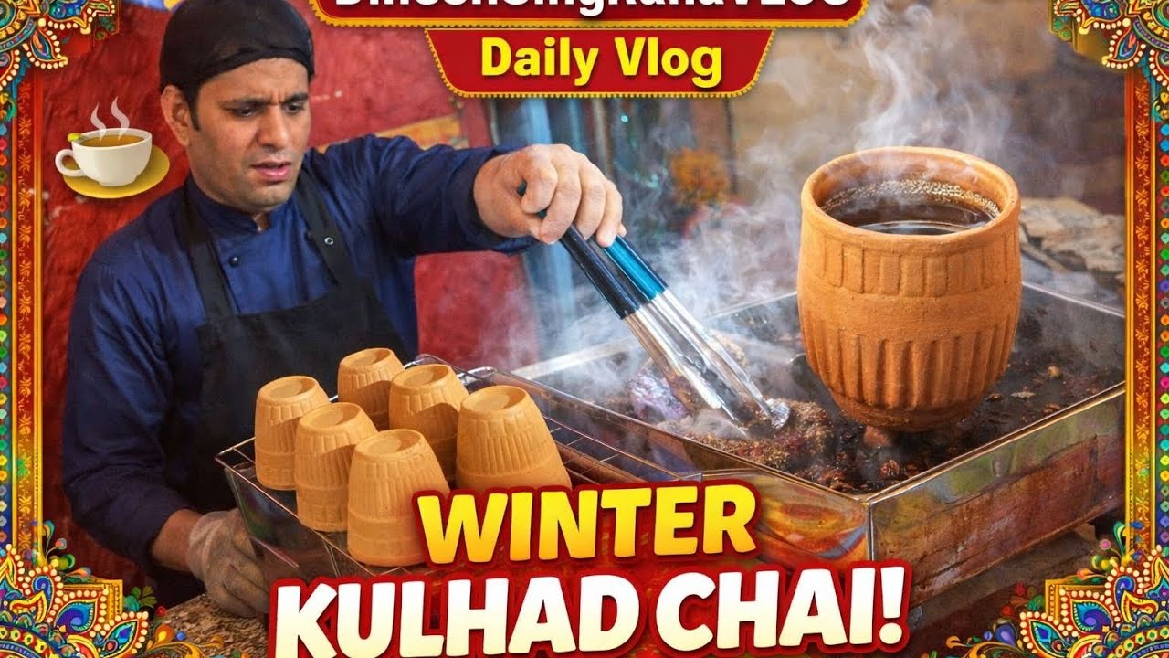 The DESI KULHAD CHAI IN DOHA , QATAR . The most demanding chai 🫖☕ 
