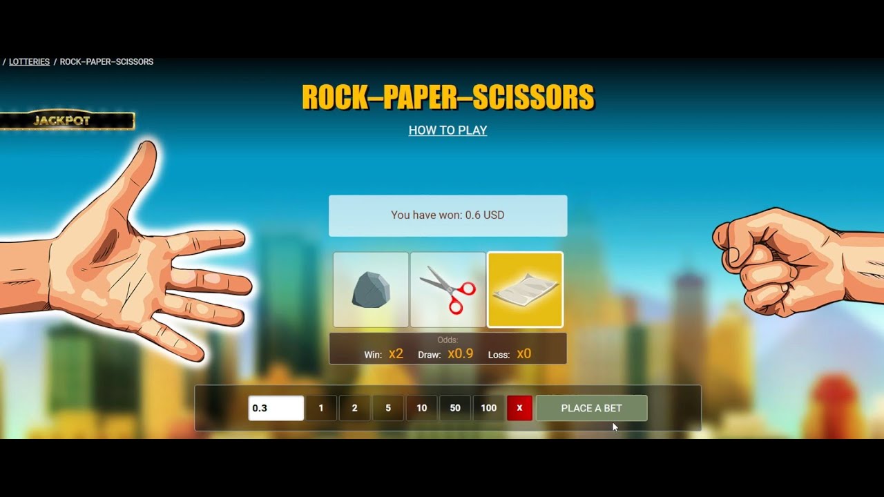 Rock–Paper–Scissors for Real Money on 1xBet | High-Stakes Thrills!