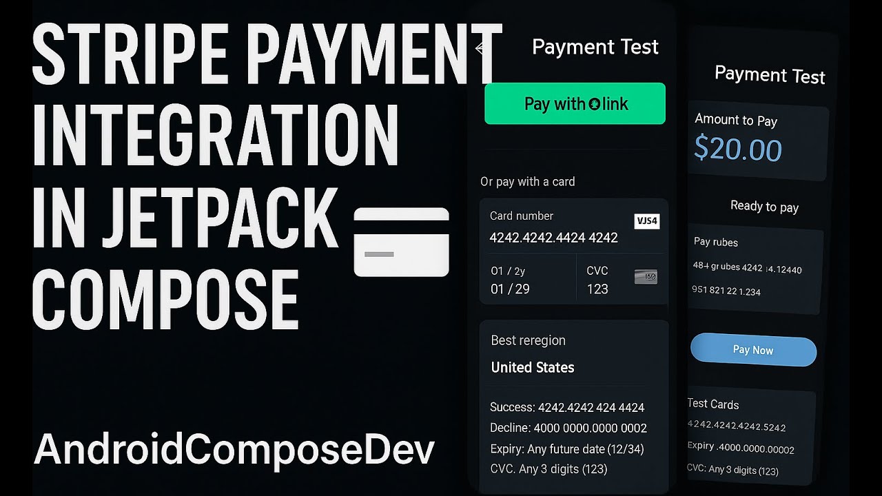 Stripe Payment Integration in Jetpack Compose | Full Android Tutorial 💳