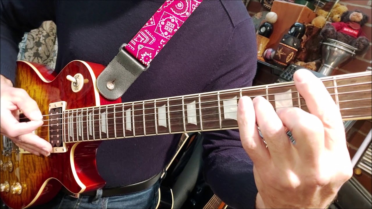 12 Bar Blues in B Minor - Beautiful Rhythm Section - Guitar Lesson - Guitar Tutorial