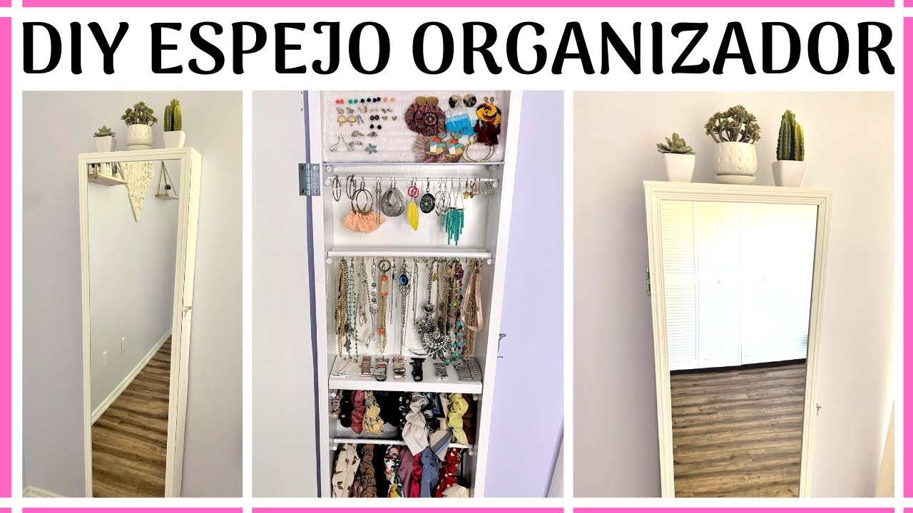 ORGANIZADOR DE JOYAS CON ESPEJO - Con Medidas y Alternativas