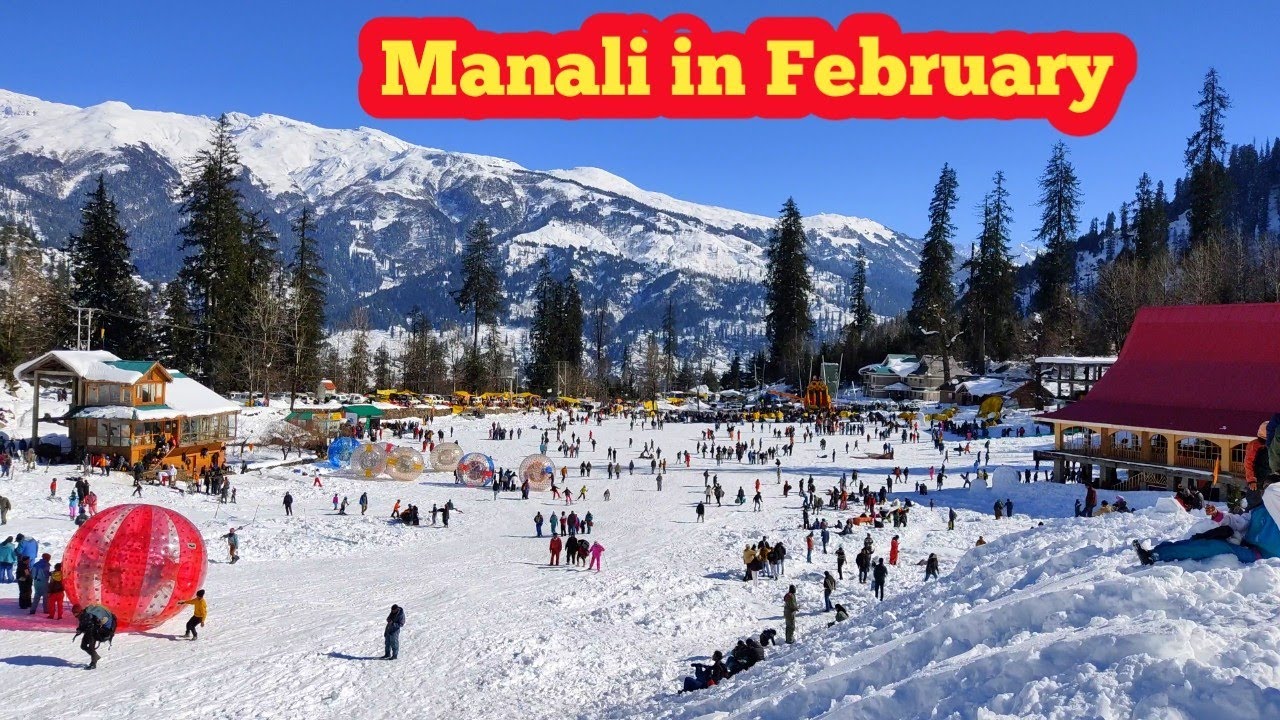 Solang Valley Manali in February
