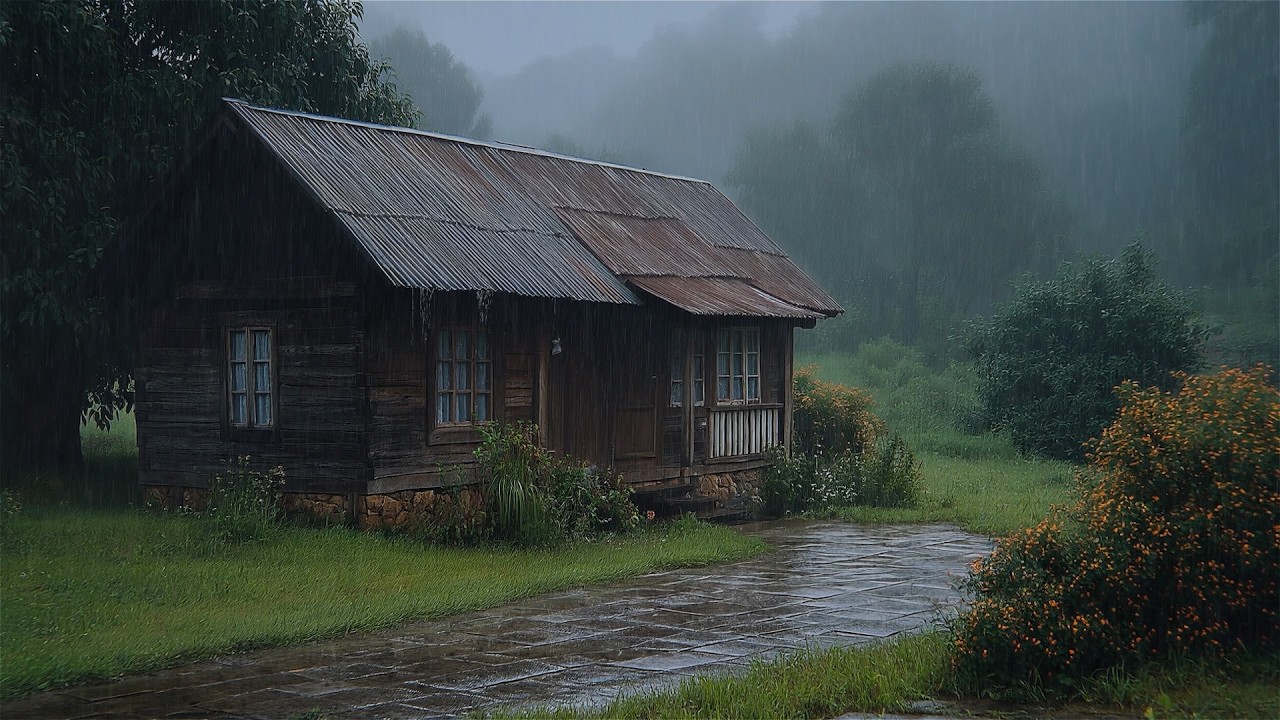 Rainfall at Night Helping the Mind Release Stress and Enter Restful Sleep