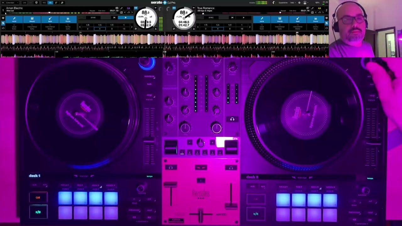 A Drum & Bass mix with Hercules Inpulse T7
