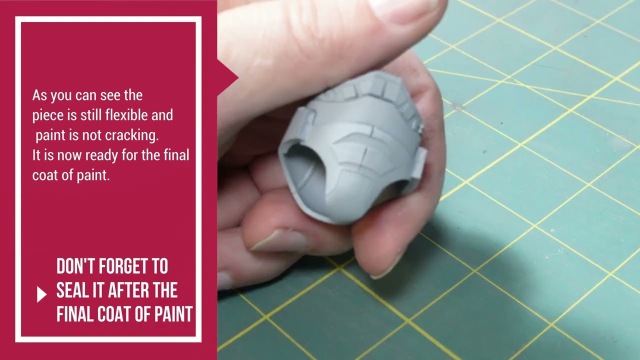 How well does paint stick to flexible resin?Does it flake off or crack when the model is bent?