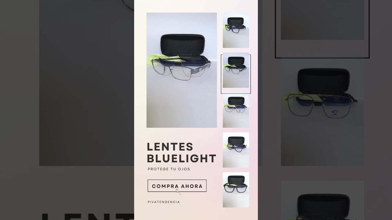 Mejora Tu Bienestar Visual: Lentes Blue Light para Uso Diario    #guatemala  #moda #pivatendencia