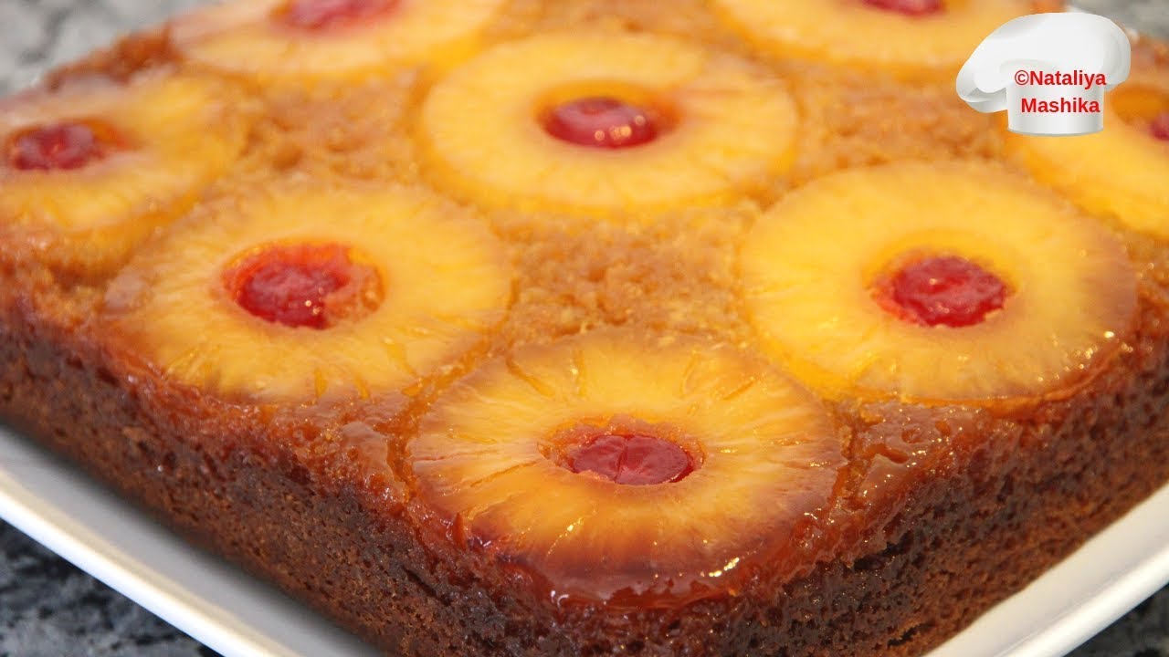 И ВКУСНО, и КРАСИВО! | Пирог-перевертыш с ананасами | Pineapple Upside-Down Cake |