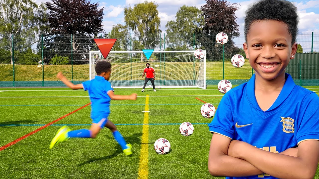 7 Year Old Kid JUDE BELLINGHAM Learns How To Get More Power On Shot!