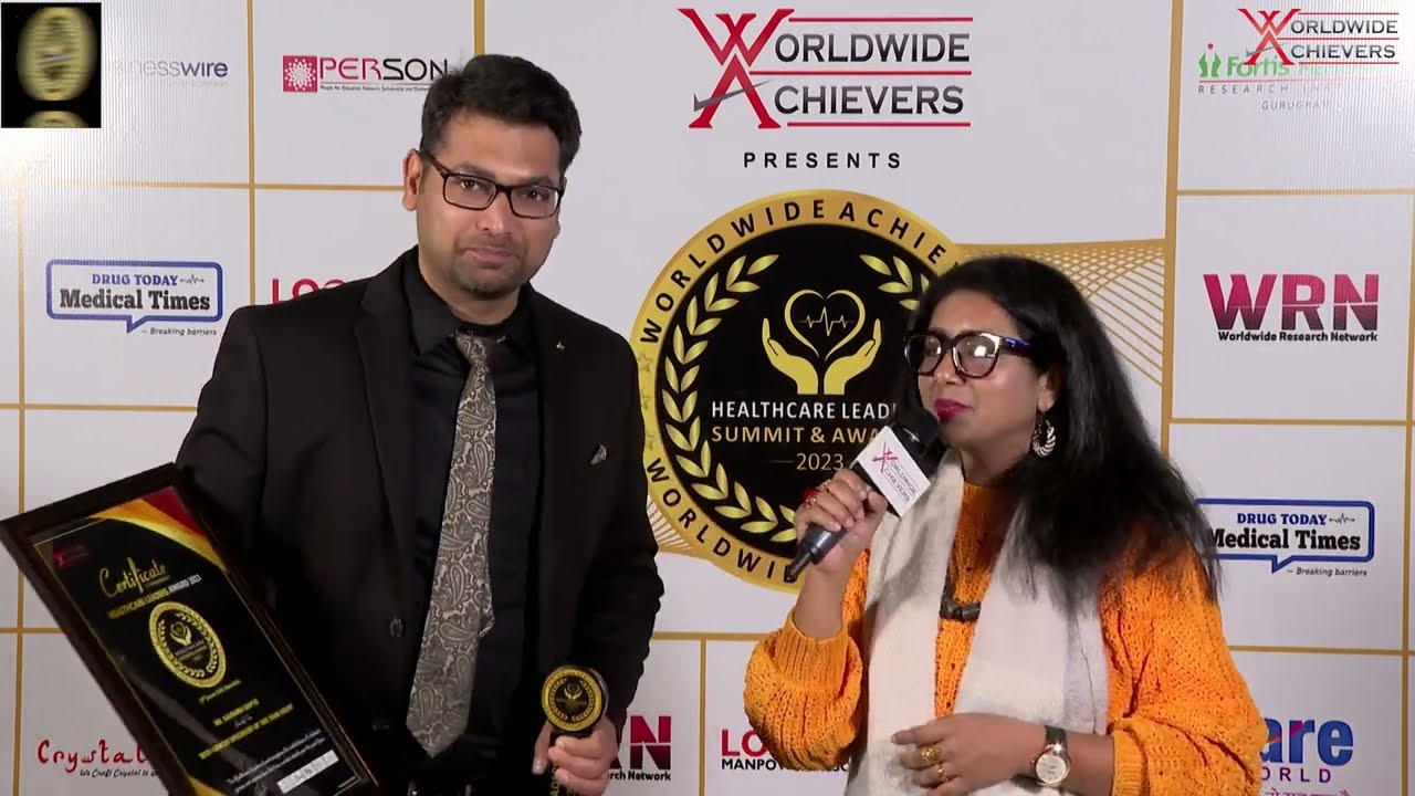 Awards Ceremony || Healthcare Leaders Summit  2023 || Dr  Saurabh Gupta