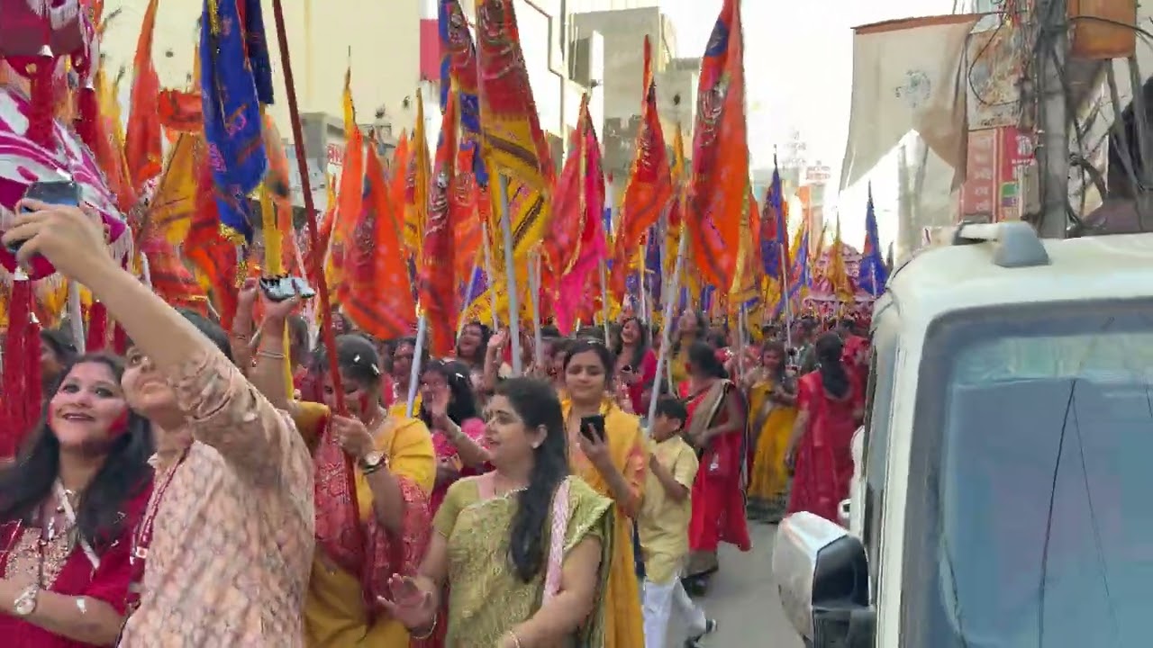 🎨 खाटू श्याम जी की अद्भुत होली | अंबिकापुर में भक्त हुए भाव-विभोर 🙏 #viralvideo #viralshort