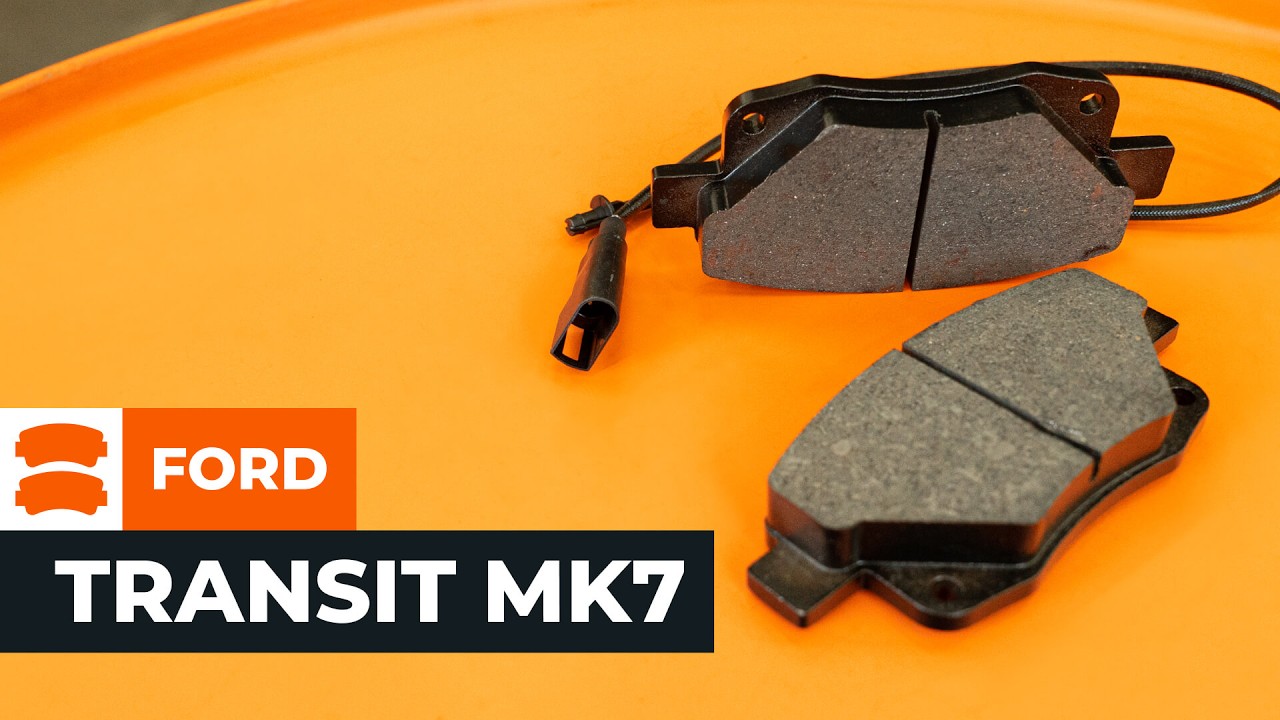 Cómo sustituir: pastillas de freno, parte trasera, en FORD TRANSIT MK7 [TUTORIAL DE AUTODOC]