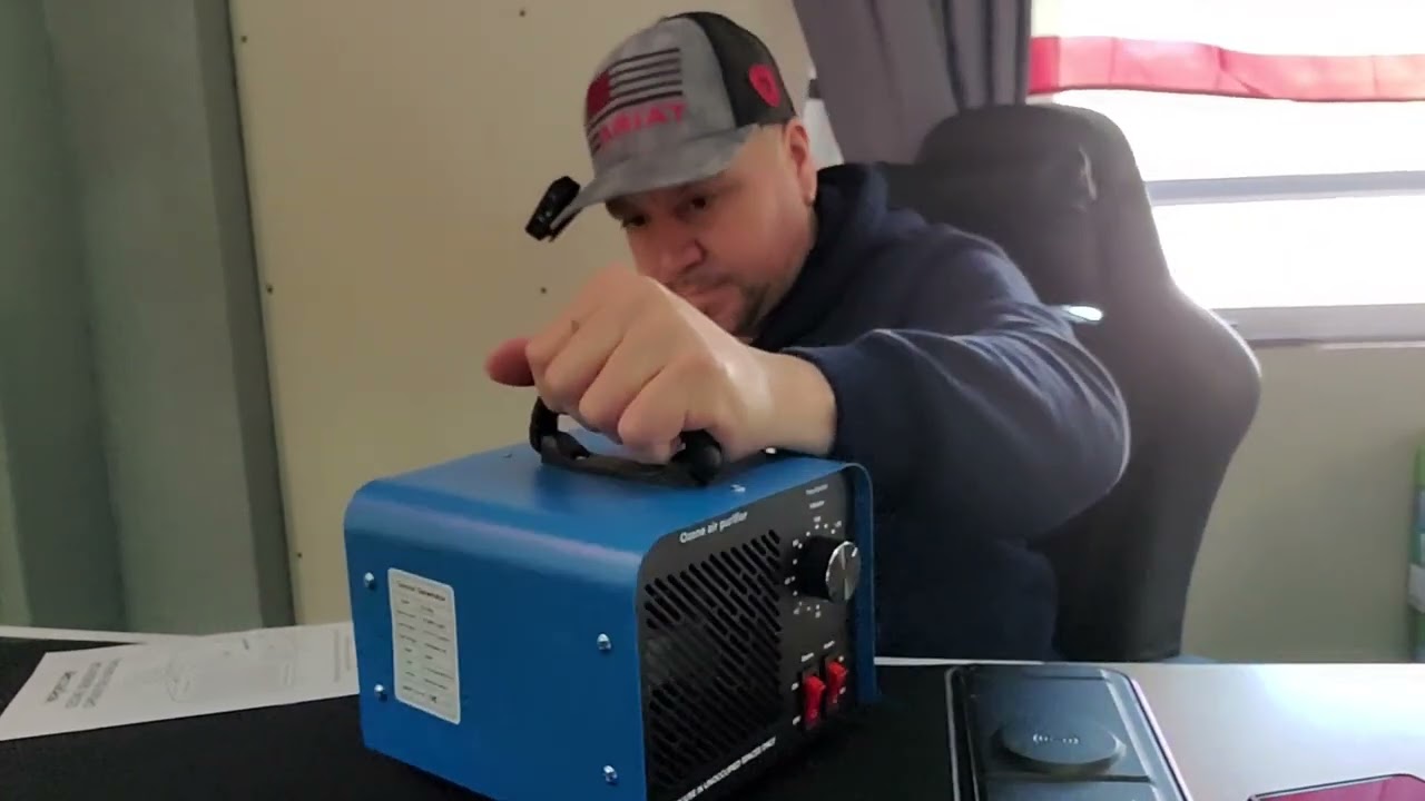 120,000mg/h 0zone Generator High Capacity Ozone Machine & 1 Billion Negative Ion Air Purifier