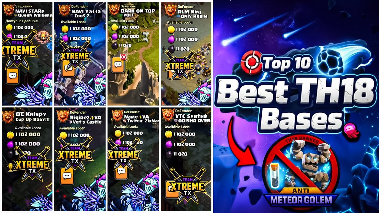 Top 10 Base For January Eos | Original Traps | TH18 Ranked Legend | (ClashofClans) 