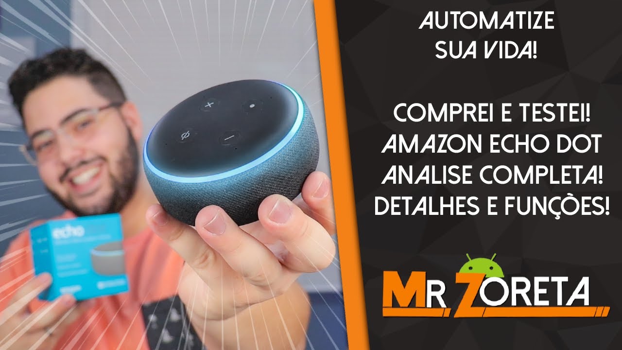 Amazon Echo Dot (Alexa) - Eu Comprei e Testei! Quais as limitações? Vale a pena? - Análise Completa!