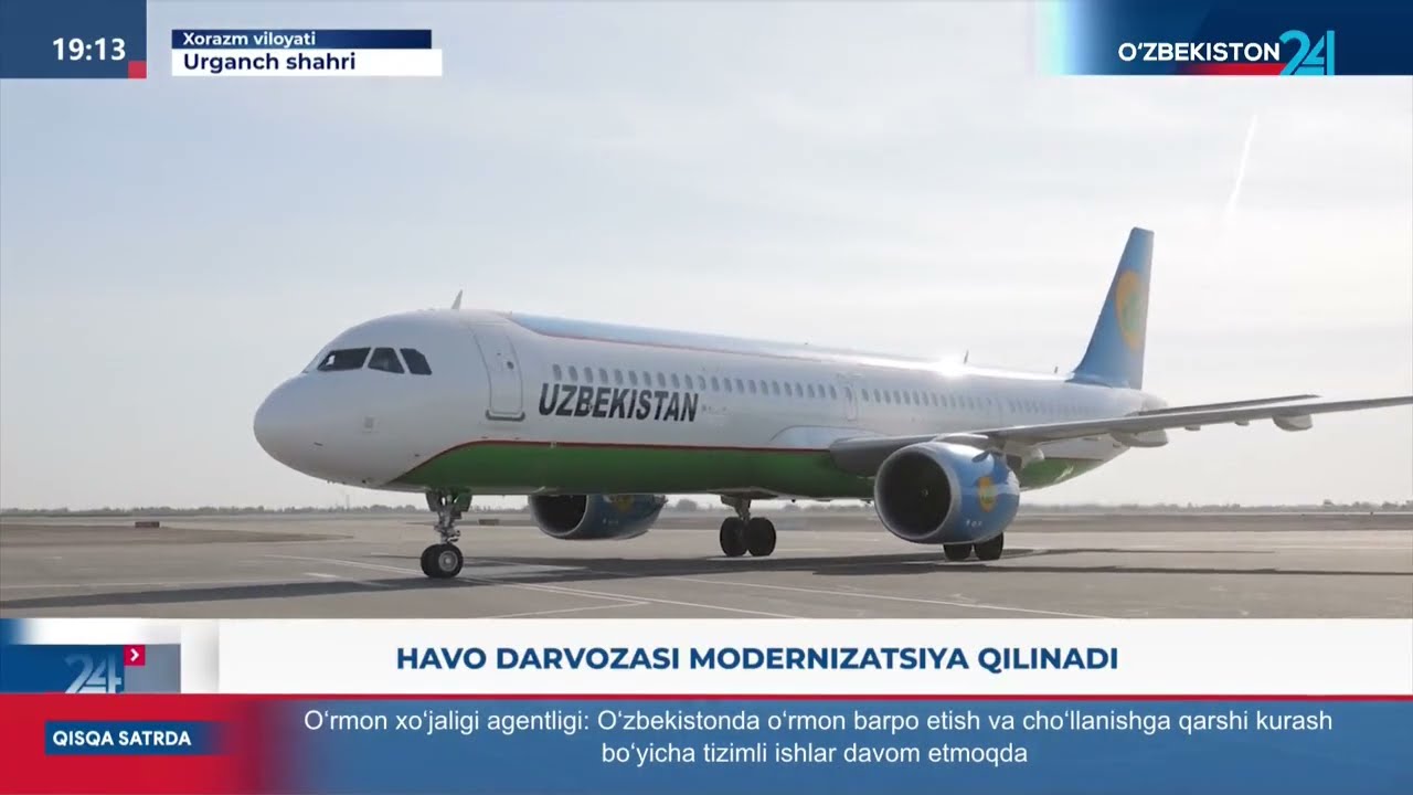 Urganch xalqaro aeroporti DXSh modeli asosida