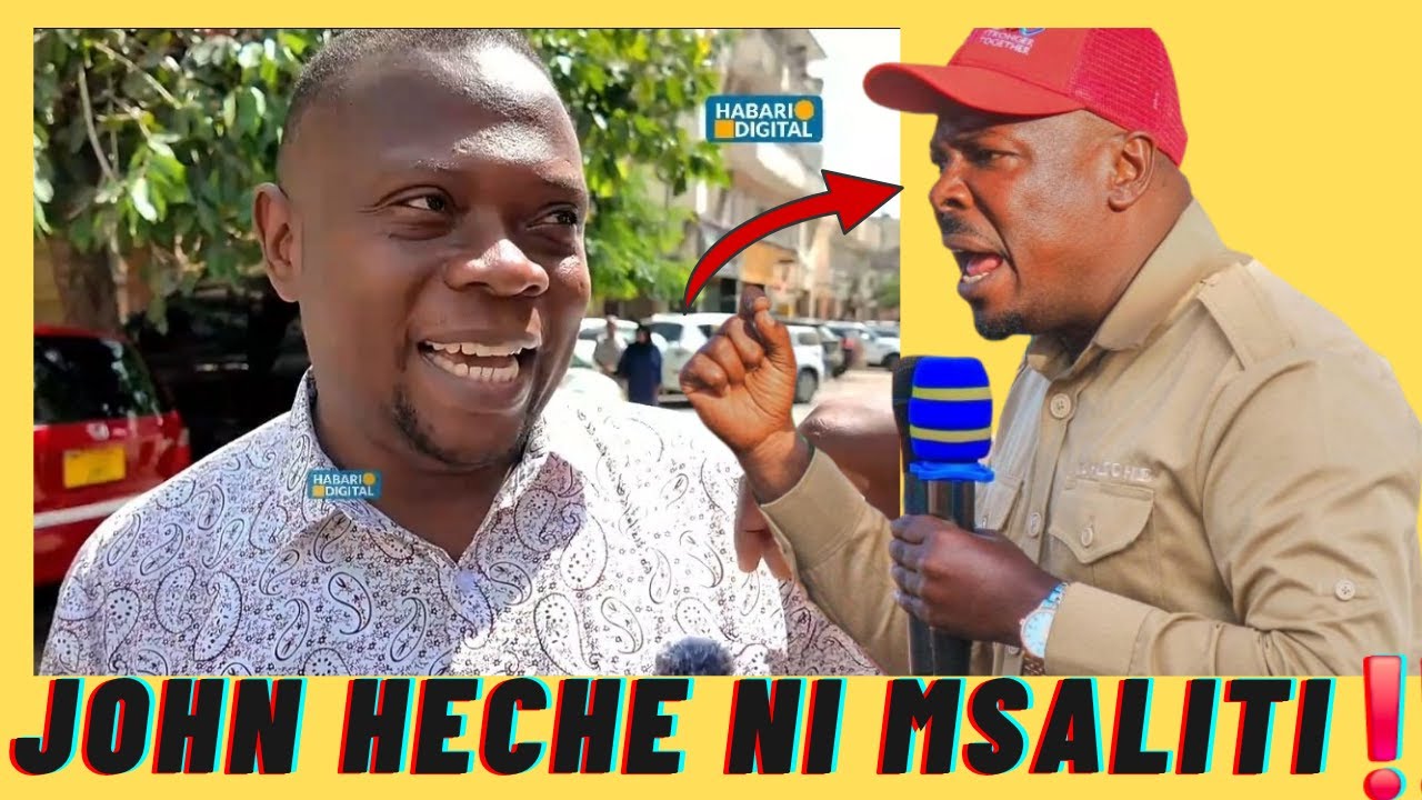 HABARI MBAYA ❌️ JOHN HECHE NI MSALITI WA TUNDU LISSU ‼️kila mtanzania haone HATARI  hii.