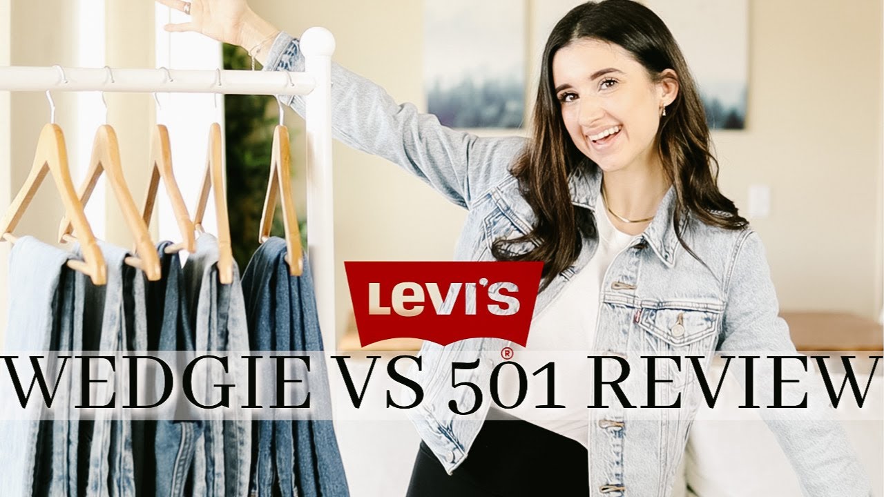ПОСМОТРИТЕ ЭТО, ПРЕЖДЕ ЧЕМ ПОКУПАТЬ LEVIS! Обзор Levis Wedgie против 501! Джинсы Levis на *миниат...
