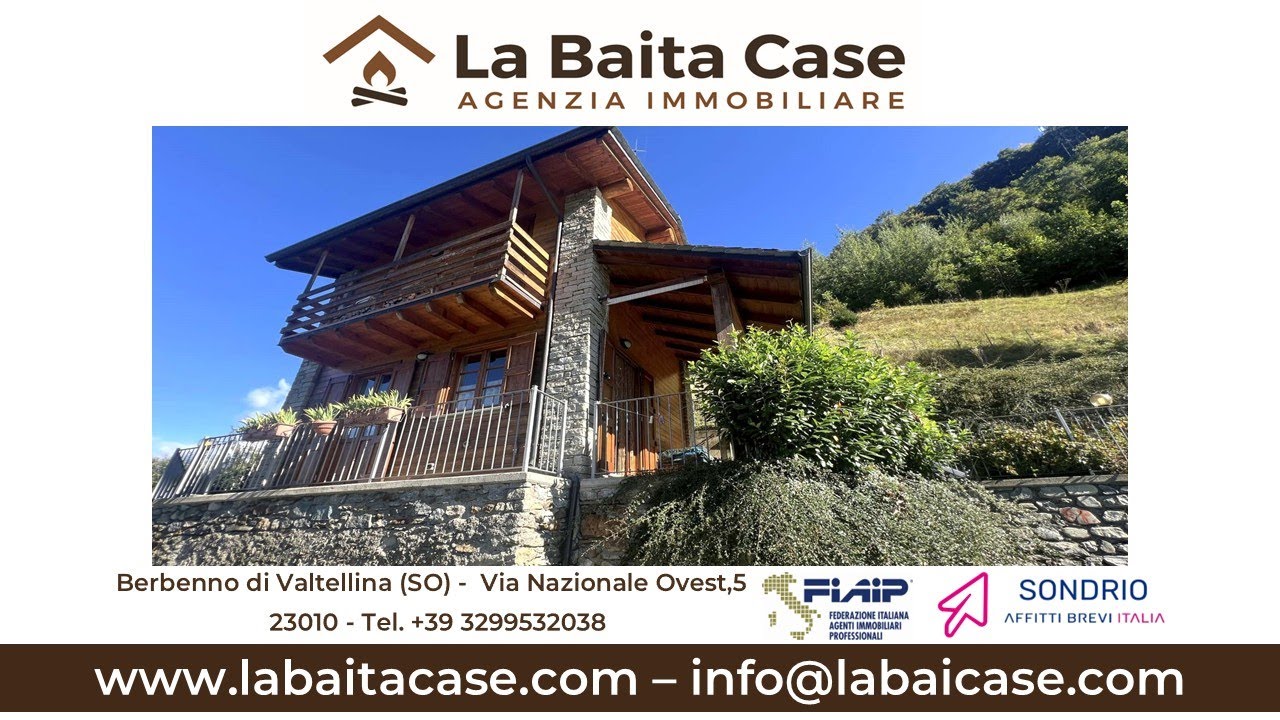 VENDO CHALET DA SOGNO IN VALTELLINA 🏡 La Baita Case