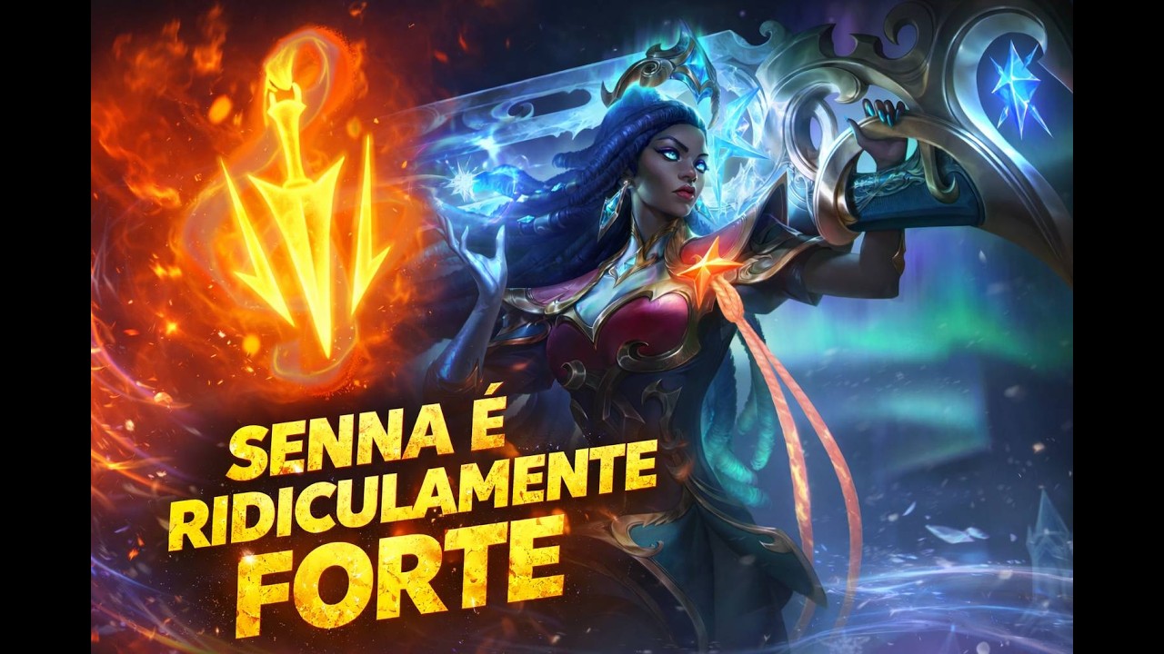 SENNA DE RITIMO FATAL É MUITO INTIMIDADORA I LEAGUE OF LEGENDS
