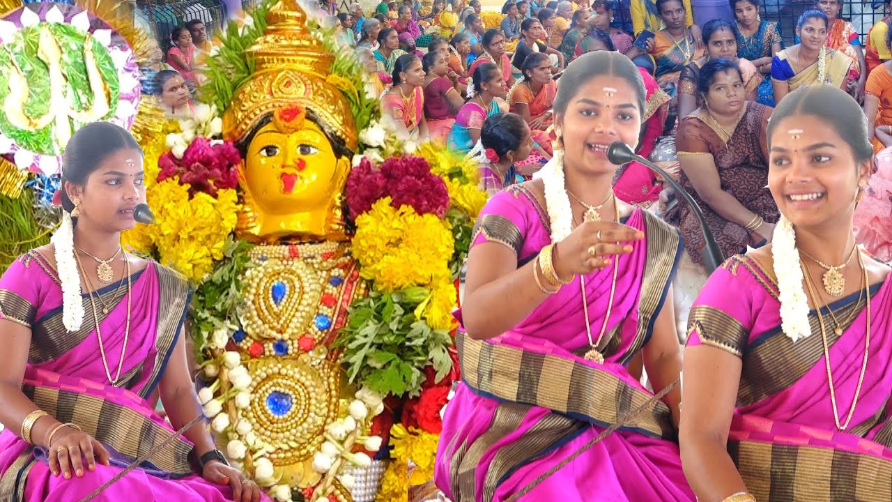 கலிதீர்த்தான்பட்டி முப்பிடாதி அம்மன் ஆலயத்தில் மாதவி வில்லுப்பாட்டு நிகழ்ச்சி