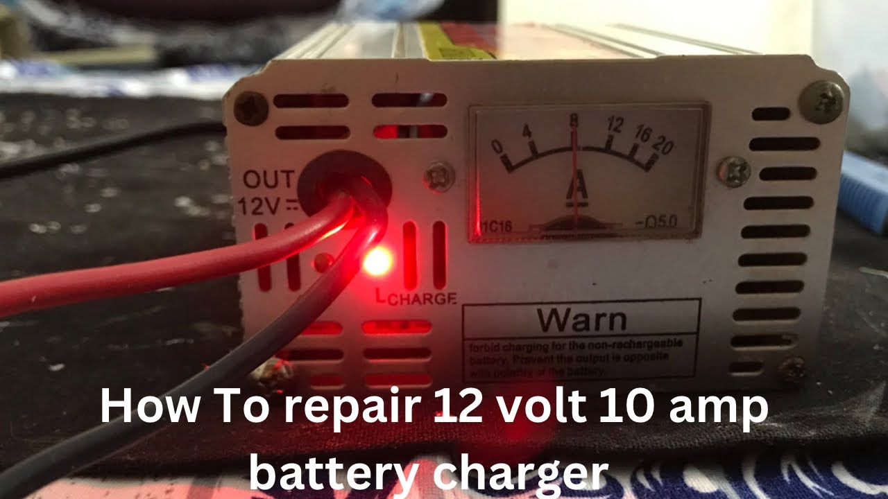 How to repair 12 volt battery charger (China) at home easily
