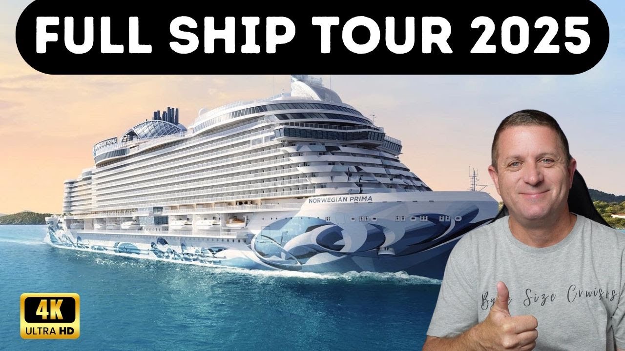 NCL Prima Full Ship Tour - 2025 All Public Spaces and Vibe Beach Club