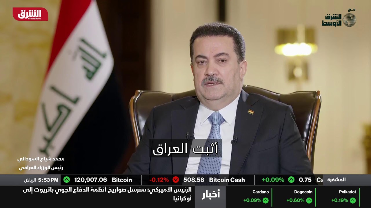 شاهدوا حوار رئيس الوزراء العراقي محمد شياع السوداني مع «الشرق الأوسط»
