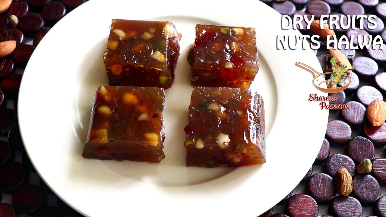 Dry fruits and nuts halwa recipe, Easy dry fruits halwa recipe