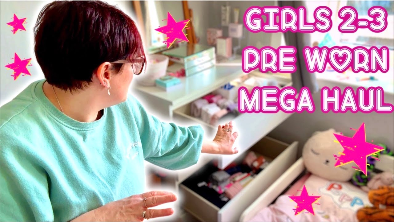 ** HUGE Girls 2-3 clothing mega HAUL ** (pre-worn) Wardrobe transformation!