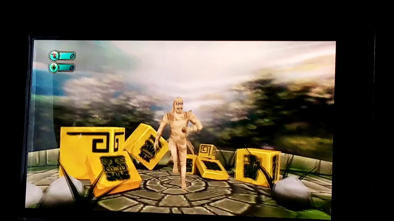 Playing Temple Run(Tomb Runner) on our TV
