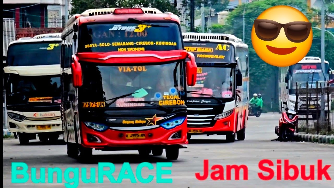 Hunting Bus Di Terminal Bungurasih Ketika Jam Sibuk