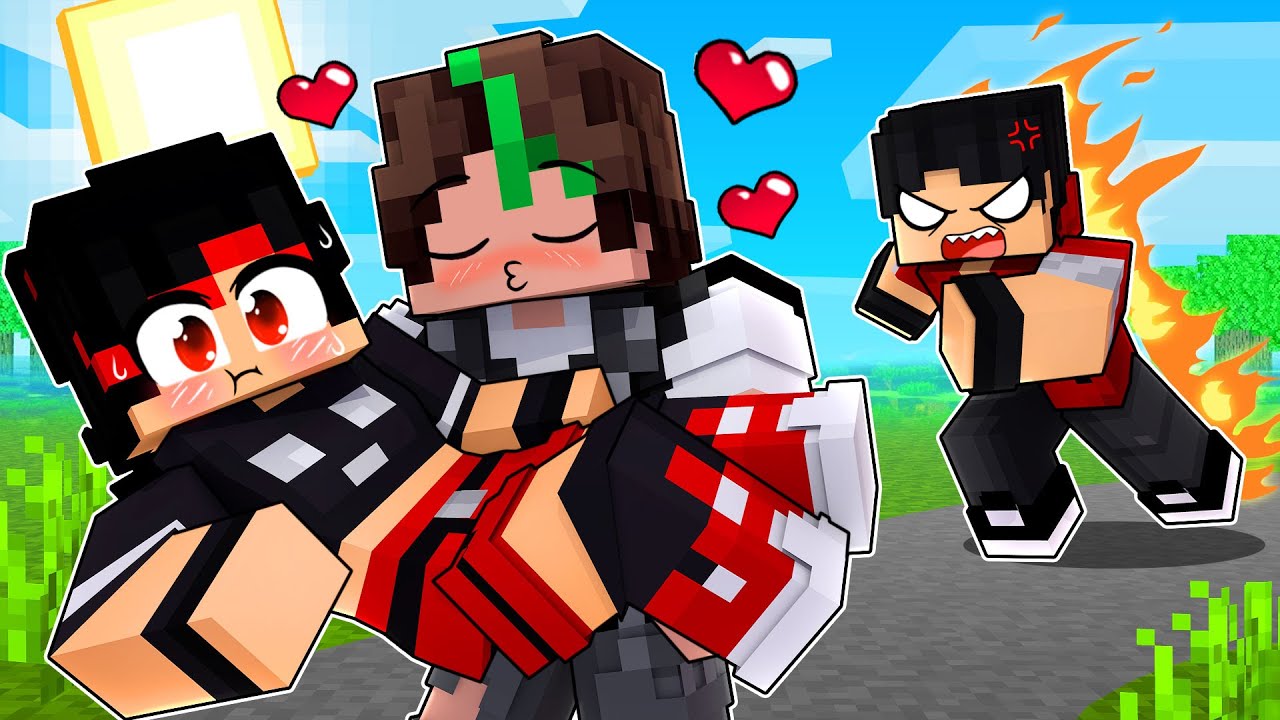 O VALENTÃO está APAIXONADO NA IRMÃ DO P3DRU no Minecraft