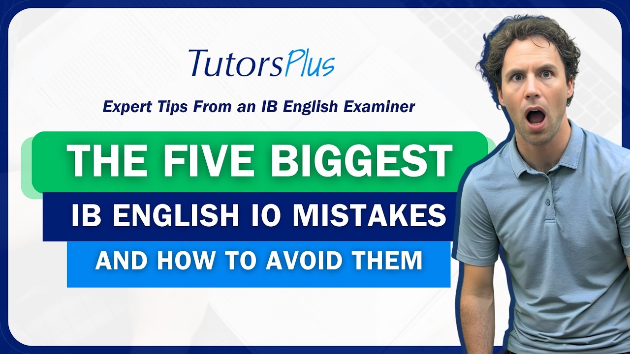 5 IB English IO Mistakes That Cost Marks (And How to Avoid Them)