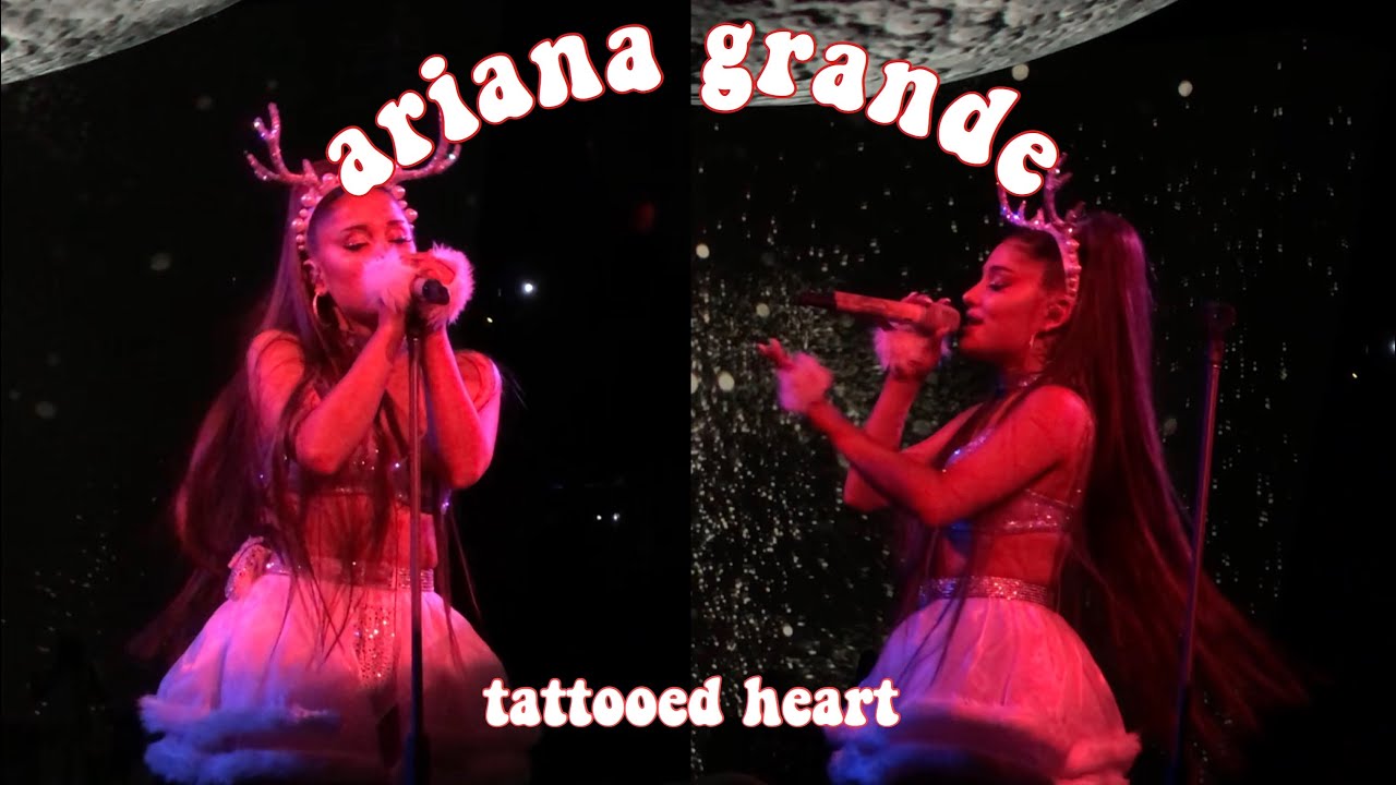 ARIANA GRANDE TATTOOED HEART LIVE SWEETENER TOUR BROOKLYN